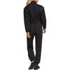 adidas Originals Solid Color Zip Collar Long Sleeve Jumpsuit Women Jumpsuit Black HG6682