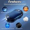 4Pcs AntiFreeze Electromagnetic Car Snow Removal Device, Solar Electromagnetic Car Snow Removal Device, Portable Ca R Defroster,Fast And Efficient