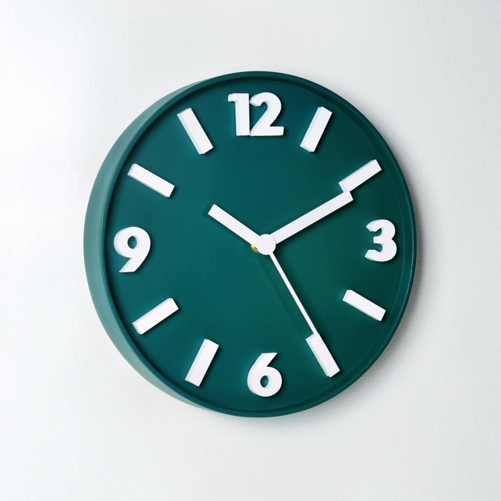 

Итальянские Классические Темно-зеленые Часы в Средневековом Стиле для Дома Бесшумные с Плавной Секундной Стрелкой Настенные Часы Новые Ретро Dark Green - 30 × 30cm