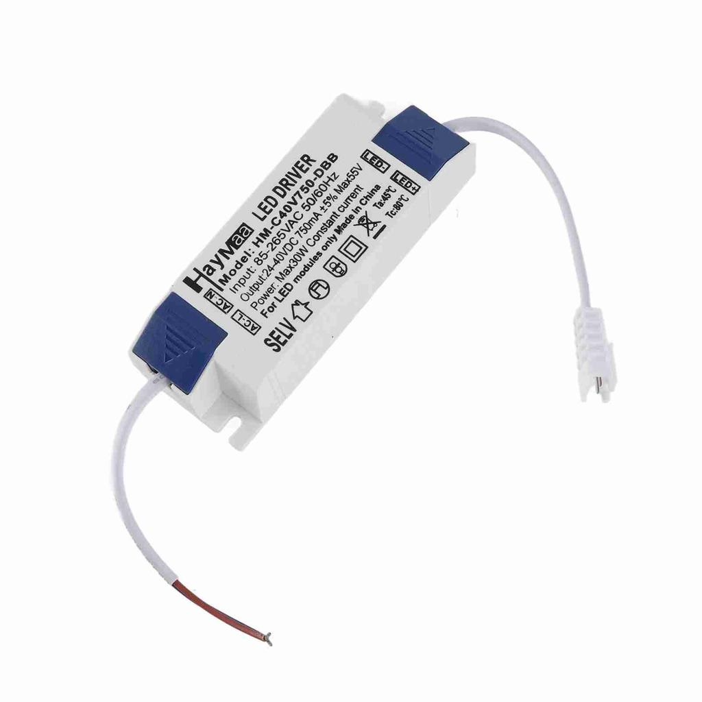 ZK30 30W LED Driver Constant Current 750mA LED Light Transformer Input AC85‑265V Output DC24‑40V