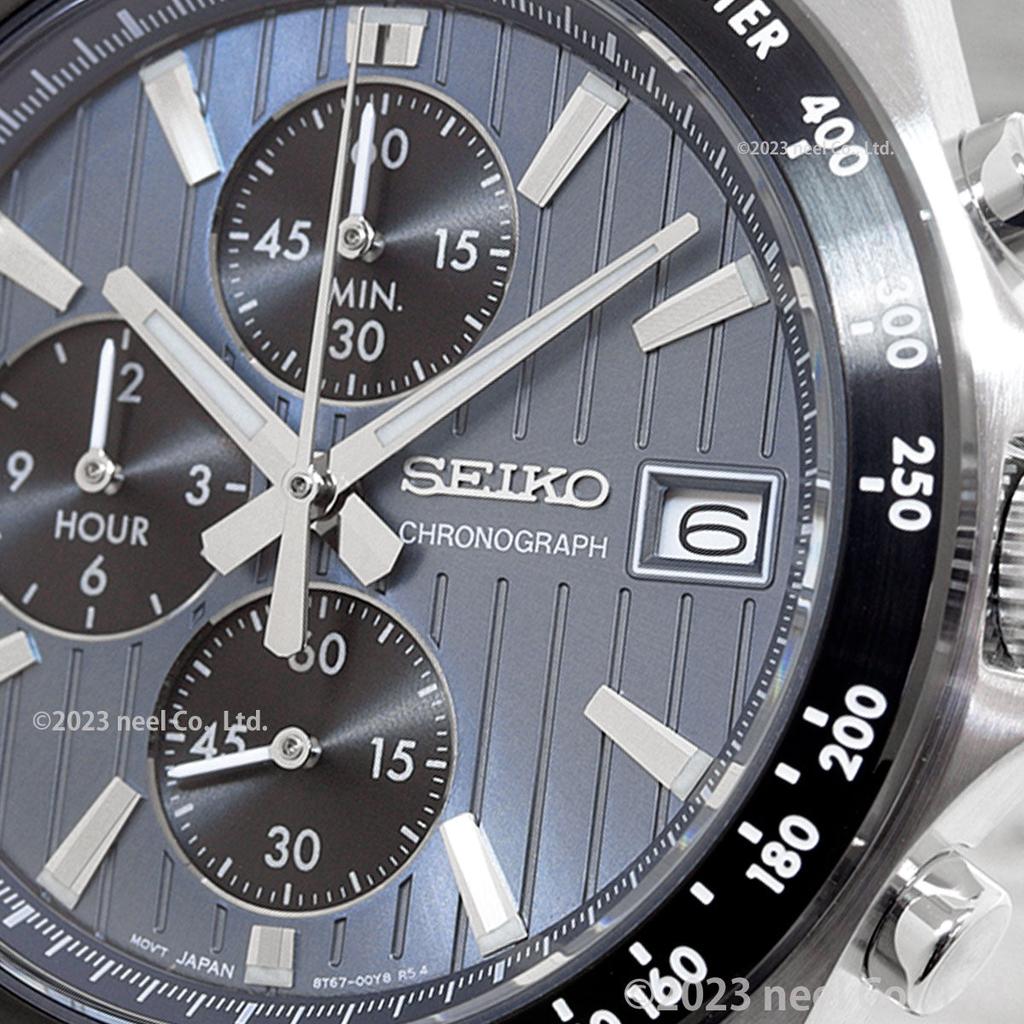 Seiko Selection SBTR041 S Series Chronograph Men's Analog Quartz Watch Vertical 3-Eye Display 10 Bar Waterproof Tachymeter Made in Japan