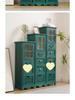 American Solid Wood Narrow Five-Drawer Sideboard and Bedside Cabinet