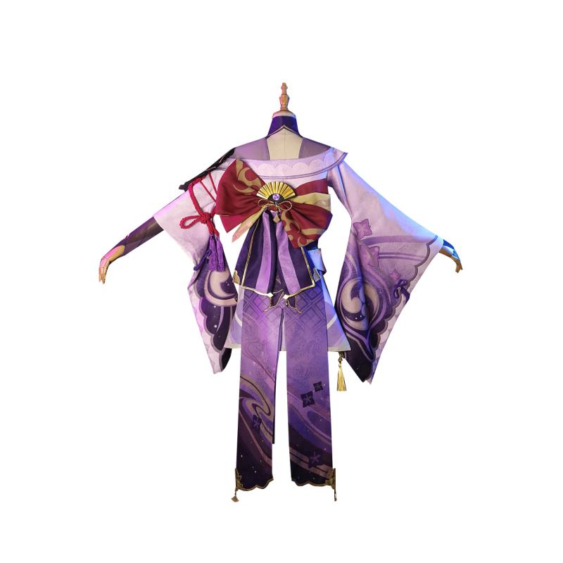 Kostým Baal Cosplay Cosplay Halloweenský kostým Raiden Shogun Hanfu