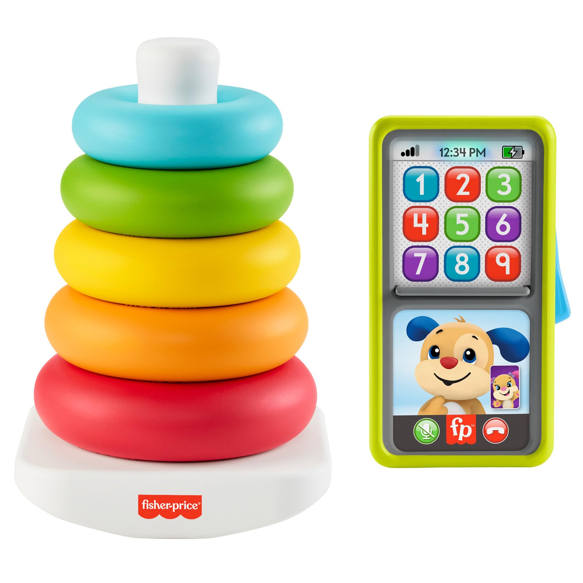 

Fisher Price Юрарин Башня и Ванван Двуязычный Смартфон для Малышей и Детей Ясельного возраста Обучающий и Развивающий Возраст 6 месяцев и Комплект, Игрушки, Игрушки, Вверх, Числа,