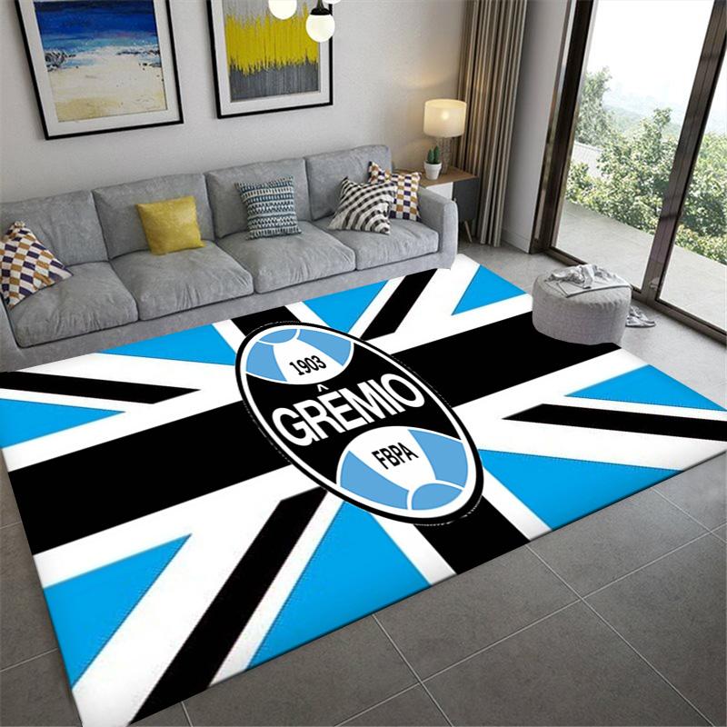 Gremio-RS Logo Carpet Rug for Living Room Bedroom Home Sofa Decoration,Kids play Non-slip Floor Mat