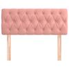 VidaXL Headboard Bedroom Furniture Single Bed Accessory Headboard Bed Frame Home Interior Pink 346325