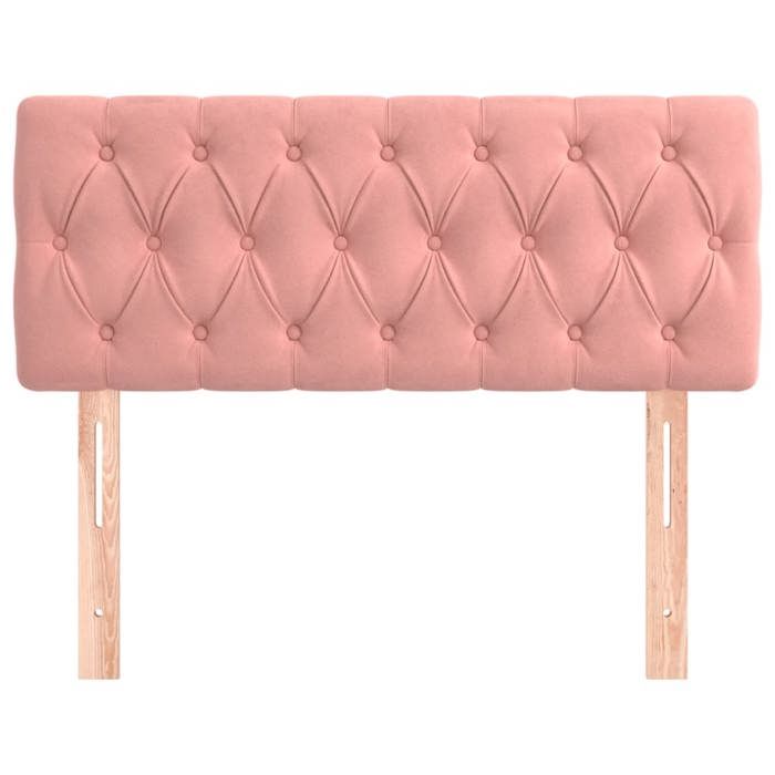 VidaXL Headboard Bedroom Furniture Single Bed Accessory Headboard Bed Frame Home Interior Pink 346325