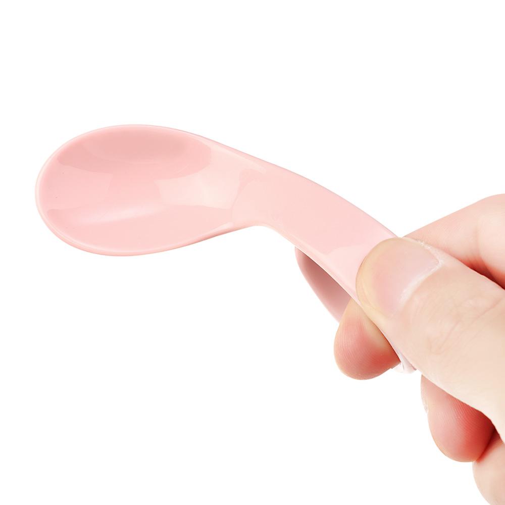 Portable Tableware Sets Antislip Utensils Infant Training Baby Twist Fork Spoon Suit 2Pcs/Set