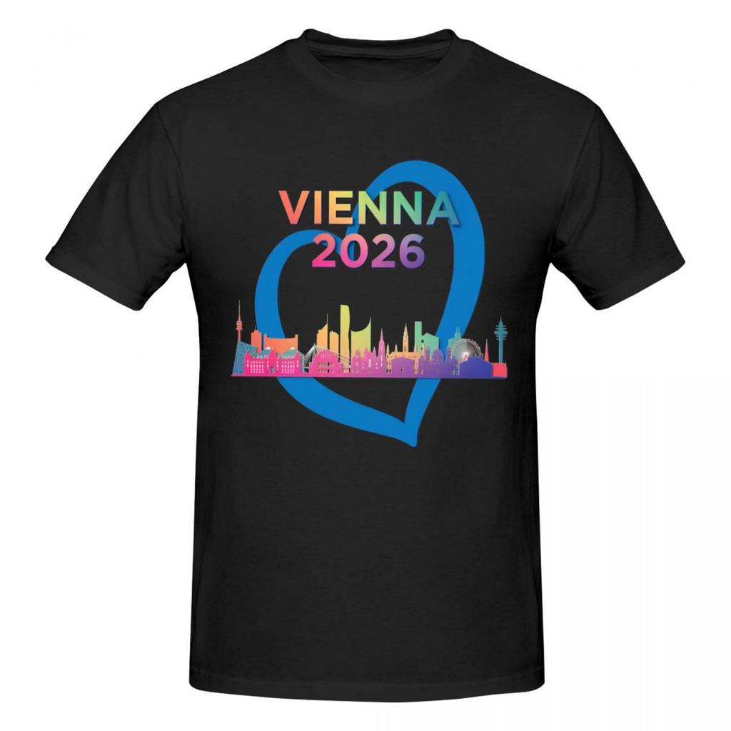 Unisex Eurovisions Song Contest 2026 Awesome T Shirt Streetwear Cotton Anime Shirt