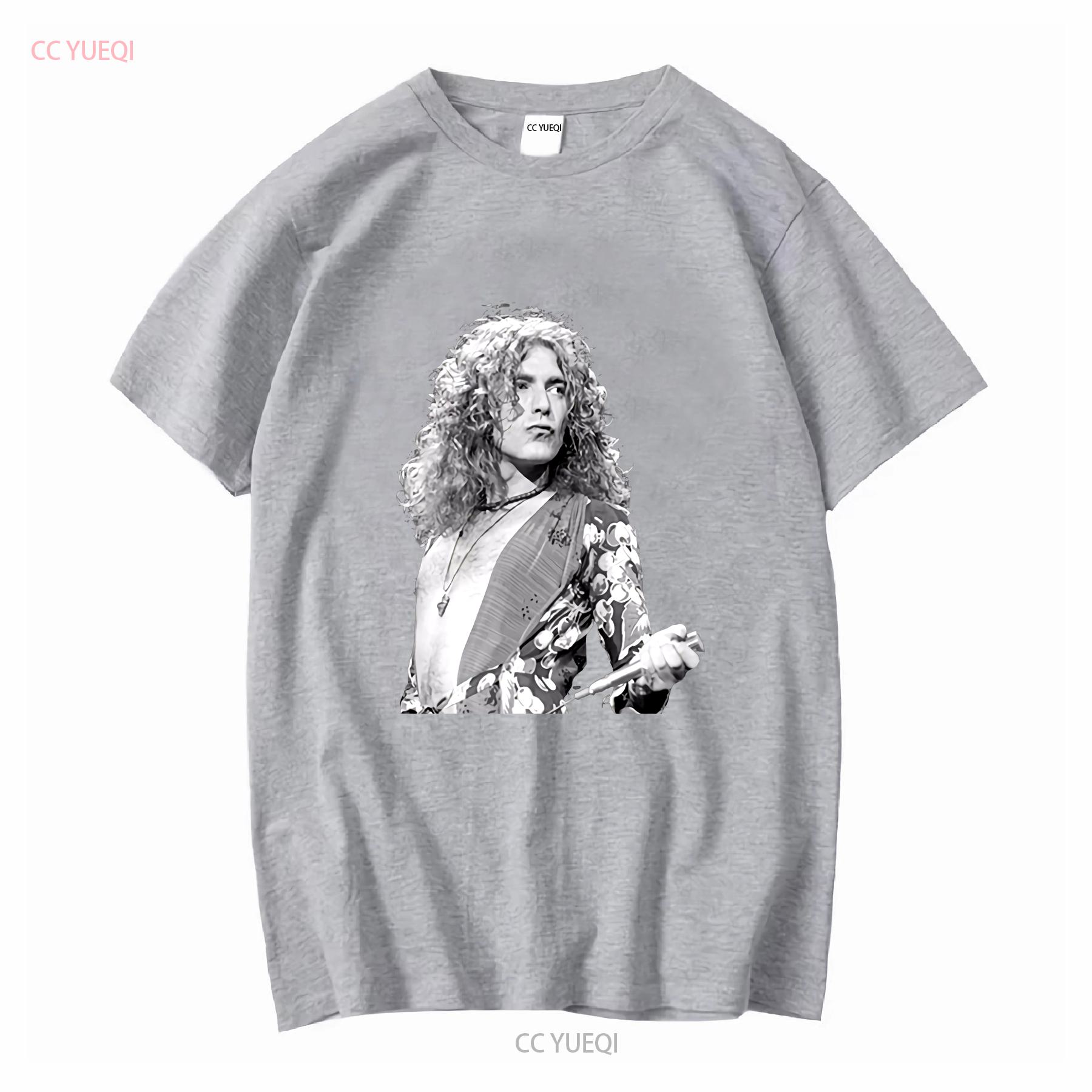 BenberFashion Robert Plant T-shirt Rocklegende Vintage Trendy S 5XL vintage Gewassen Veelzijdig herenmode Zachte designer kleding Stijlvol L