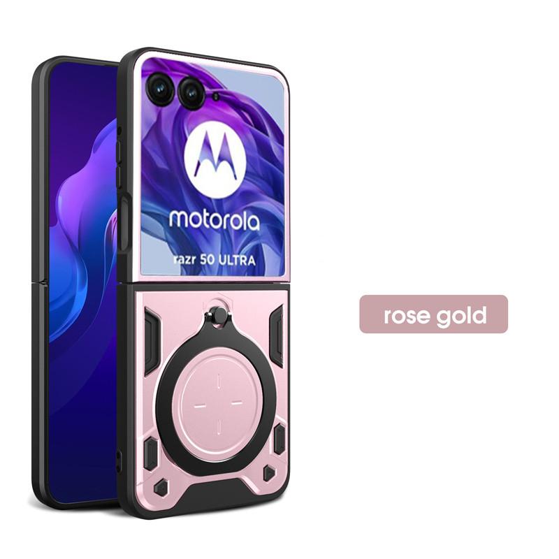 Kraftig Beskyttelsesdeksel For Motorola Moto Razr 50 40 Ultra Razr Plus 2024 2023 Deksel Stativholder Støtsikkert Funda Coque Capa