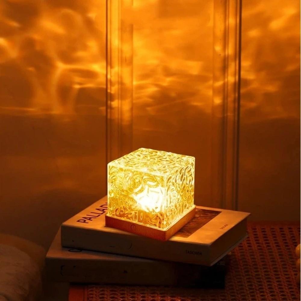 16 Colors Aurora Night Light Dynamic Water Ripples with Remote Control Projection Lamp USB Power Home Decoration