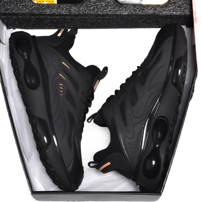Hydrogen cloud autumn and winter new large size shock absorption air cushion sports leisure running height increase black dad