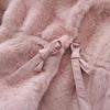 Winter Girls Coat Super Warm Mink Fur Padded Thickened Long Sleeve Hooded Coats Baby Kids Children Jacket Plush Outerwear