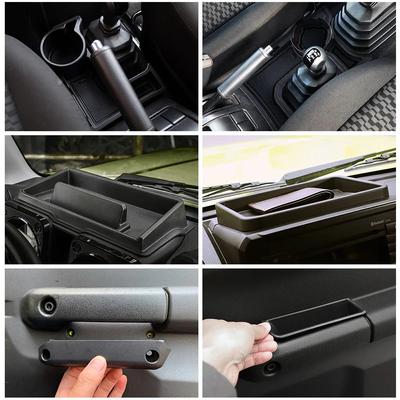 For Suzuki Jimny 2019 UP Accessories Stowing Tidying Handle Dashboard Gear Shift Storage Box Organizer Tray Cup Phone Holder