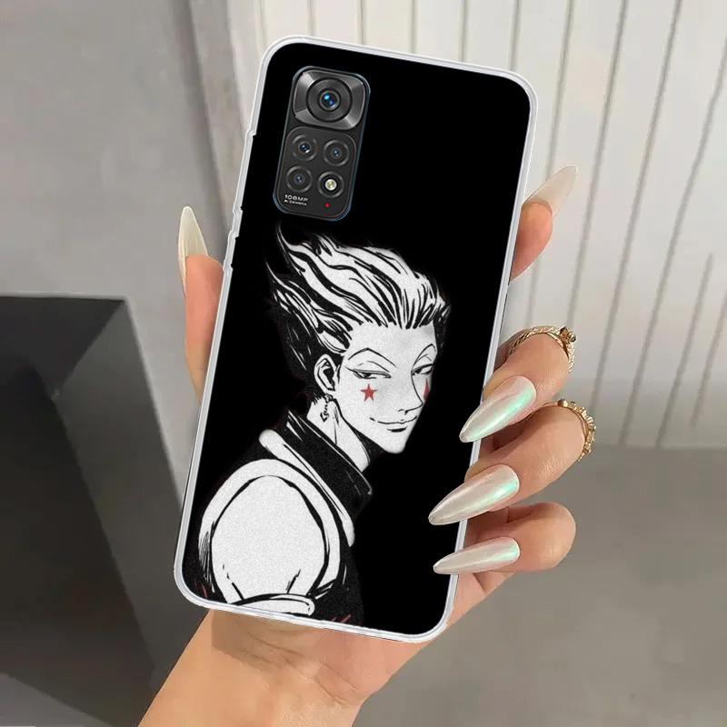 Black White Hunter HXH Phone Case for Xiaomi Redmi Note 15 14 14S 13 12S 12 Pro 11S 11 Plus 11T 11E 10S Soft Funda Print Shell R