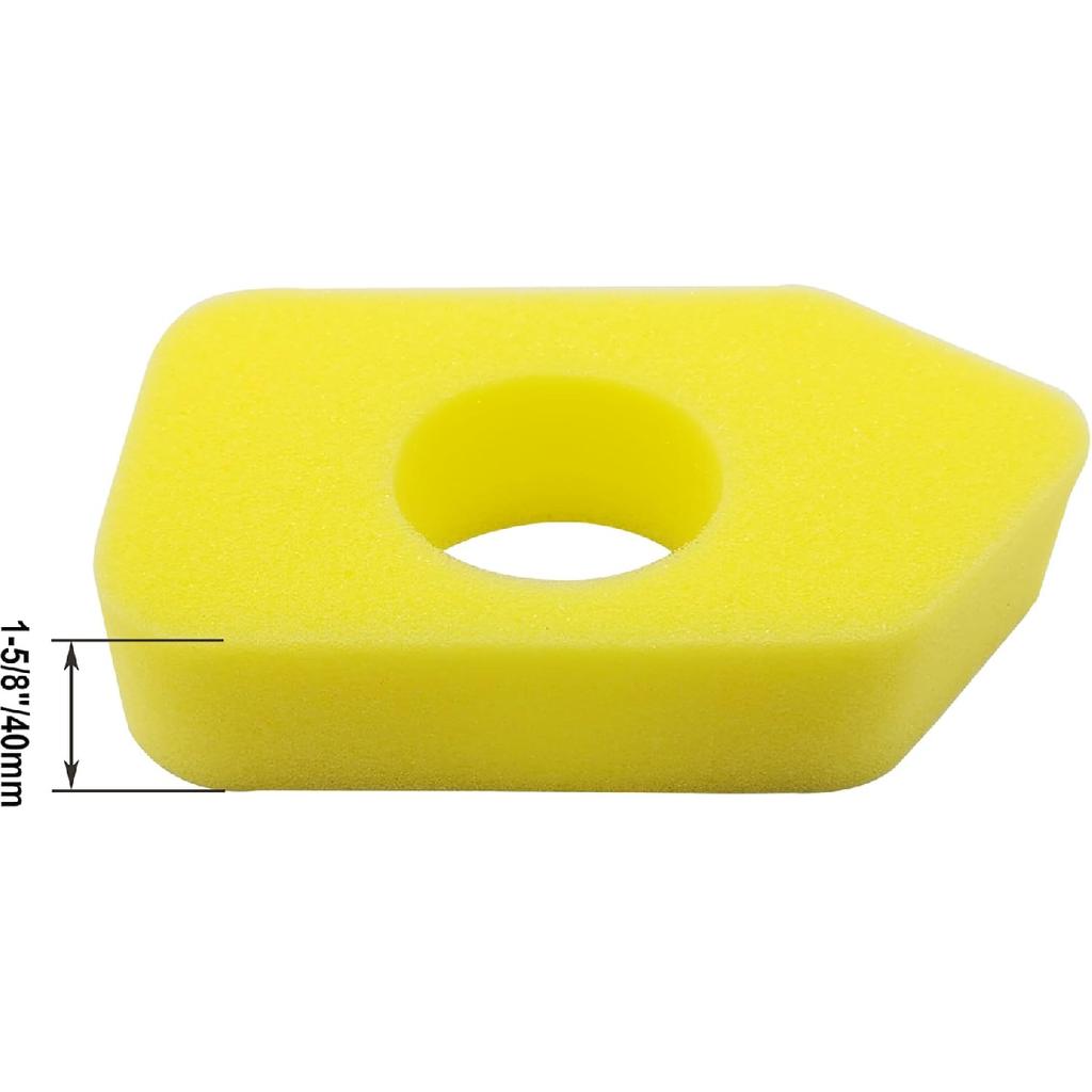 698369 Air Filter for B&S 3.5-4.5 Hp Classic Sprint Quattro Engine with Spark Plug 694394 494408 Primer Bulb 495770 795083 Gasket Diaphragm Lawn