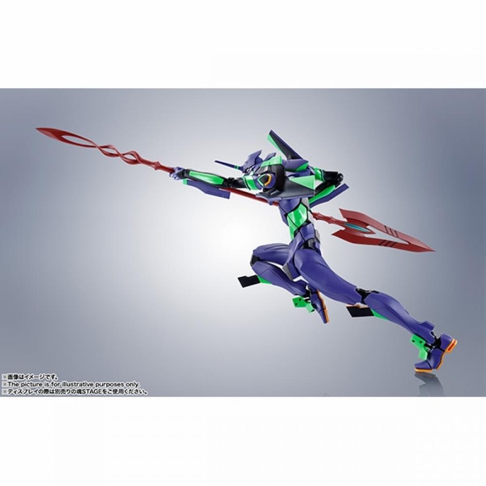 Bandai Robot Spirits Renewal Color Edition Eva Unit 01 + Kassius-Lanze