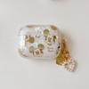 Compatible with AirPods Pro2 earphone protective case, simple shell-pattern softshell Apple 1st/2nd/3rd Gen Bluetooth pendant