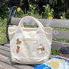1Pieces Fashionable New Canvas Bag Summer Little Rabbit Carrot Handbag Cute Handbag Outdoor Mountaineering Bag Christmas Gifts