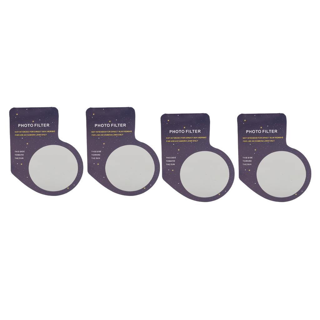 Phone Solar Imaging Lens Camera Protector Eclipse Imaging Enhancing Lens Filter for Smartphone 4pcs