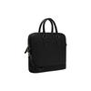 Coach Liam 33 Solid Color Letter Logo Leather Shoulder Crossbody Briefcase Large Men Bags Black CJ652-QBBK