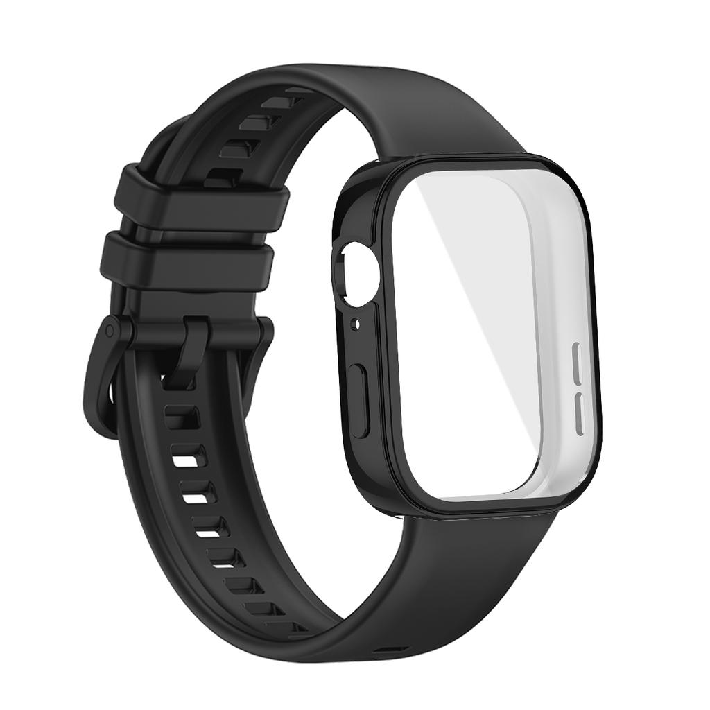 Für Huawei Watch Fit 3 Armband Weiches Silikon Sportuhrband + TPU Weiche Hülle Atmungsaktives Smartwatch Armband Für Huawei Fit3 Correa