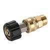 2Pcs Pressure Washer Adapter Kit Universal M22 14mm / 15mm Female Swivel to Quick Connect 3/8'' or 1/4" Release Set Nozzle