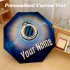 8 Rib Auto Folding Umbrella Club Brugge FC Print Custom Name Text Portable Rain Gear