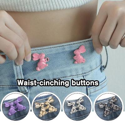 Clothing Accessories Pant Waist Tightener Jeans Ornaments Removable Tighten Waist Button Adjustable Detachable