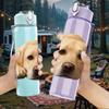 1PC Labrador Dog Gentle Portrait 750ml Color Plastic Sports Water Bottle Leakproof Flip Straw Lid Suitable for Sports Office Home Use
