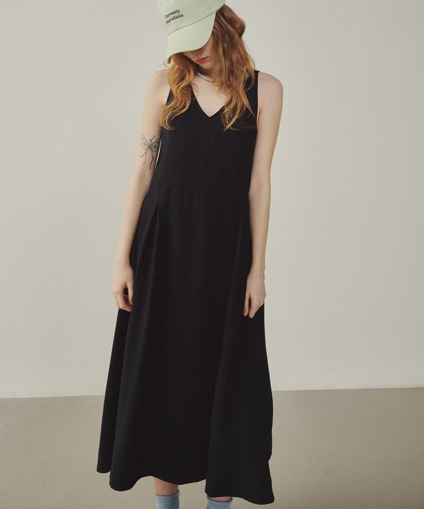 Melly And Rose Flare Long Dress (315300)_Navy
