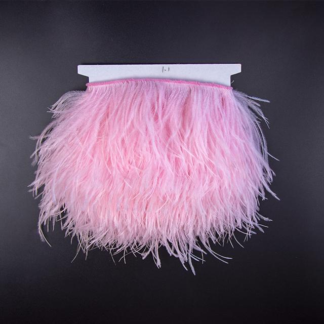 Feather1Meter White Ostrich Feathers Trim Fringe 10-15/15-18/18-22cm Plumes Ribbon For Wedding Crafts Dress Sewing  Party Accessories