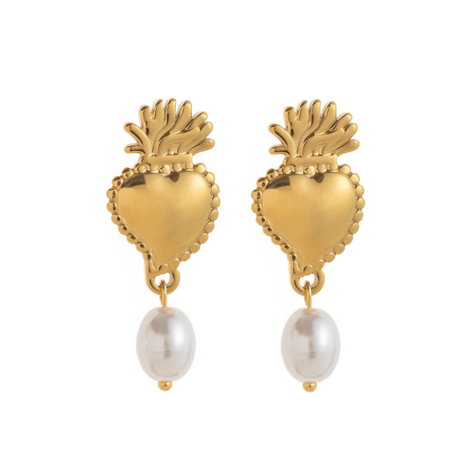 

Fashion Designer Love Earrings Stainless Steel Quality Assurance Color
