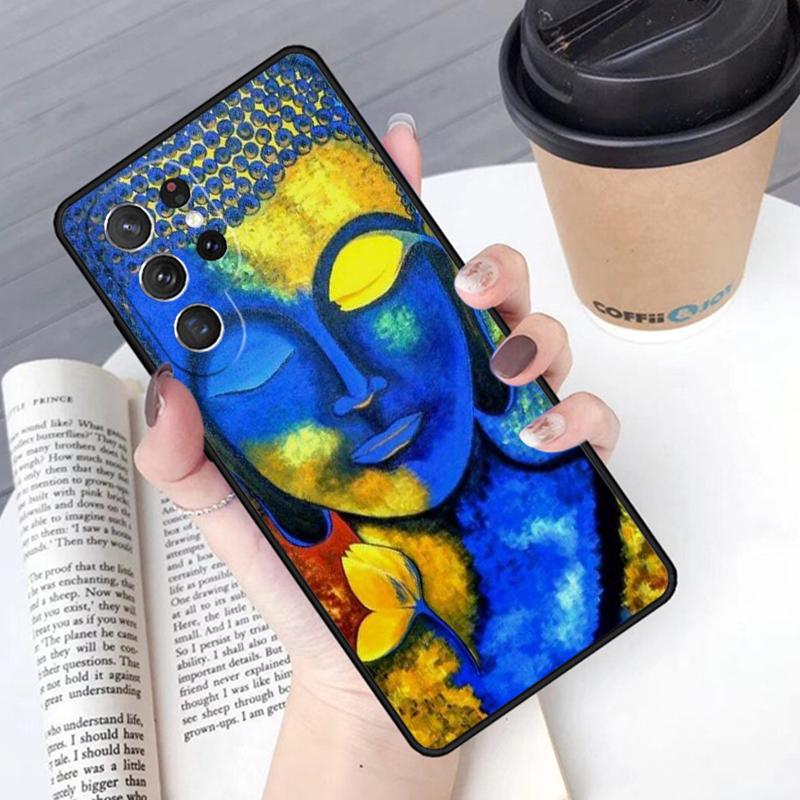 Buddha Phone Case Cover For Samsung Galaxy S24 S25 Ultra S21 S22 Ultra S10E Note 10 Plus Note 20 FE S23