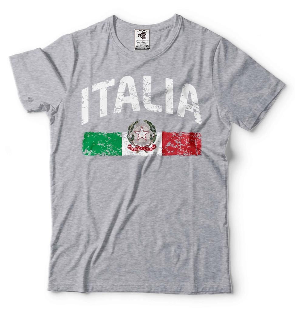 Herren-Italia-Shirt, patriotisches Italien-Shirt, Unisex-Shirt, italienisches Geschenk-T-Shirt