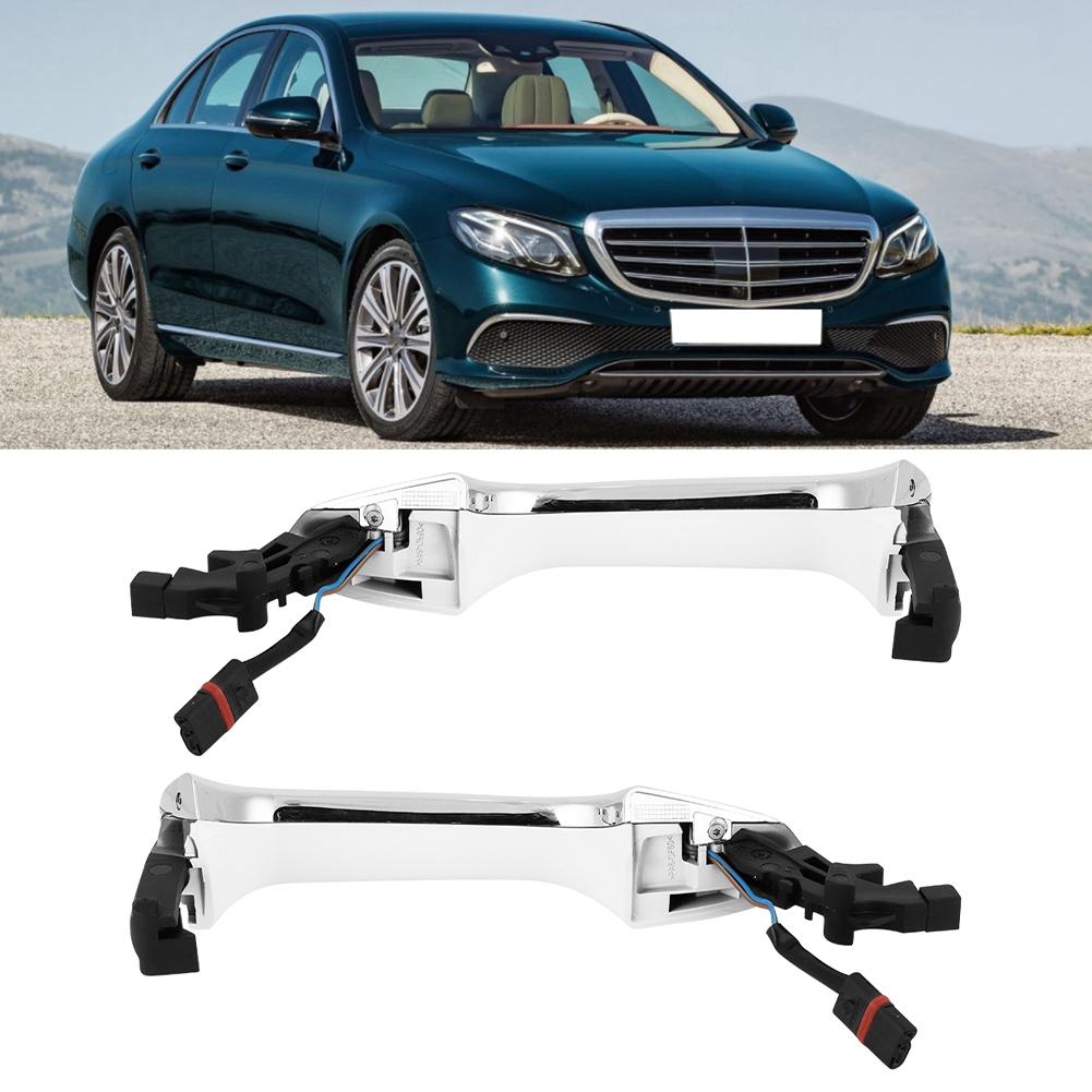 1 Pair Front Exterior Door Handle Fit for Mercedes Benz E Class C300 W204 2047601370 2047601470