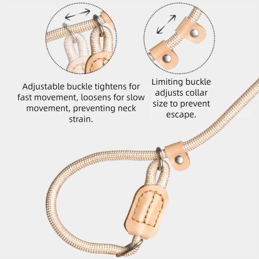 Adjustable Dog Leash Wear-resistant Explosion-proof Dog Walking Rope Nylon Heavy Duty Puppy Training Rope for Medium Large Dogs