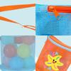 Cute Cartoon Beach Mesh Bag Children's Beach Toys Miscellaneous Items Shell Storage Bag, Beach Mesh Bag Children's Fashion Bag Accessories