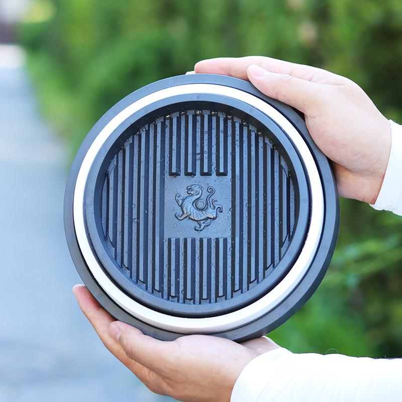 Rychleschnoucí záchodový plunžrový držák Sušící podložka Odolná opakovaně použitelná plastová podlahová konstrukce pro efektivní odvodnění a všestranné použití Stojan na květináče