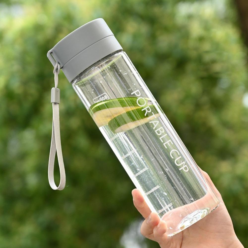 Wide Mouth Opening Sports Water Bottle Lightweight Resin Portable Water Bottle Beverage Prep