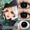 FUNSACHY 1 Pair Fashion Colored Contact Lenses for Cosplay Green Pink Anime Cosplay Lens Beauty Halloween Makeup Eye Soft Lens