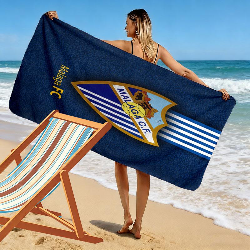 Málaga C.F Strandtuch, Großes Weiches Schnelltrocknendes Handtuch für Strand Camping Schwimmen