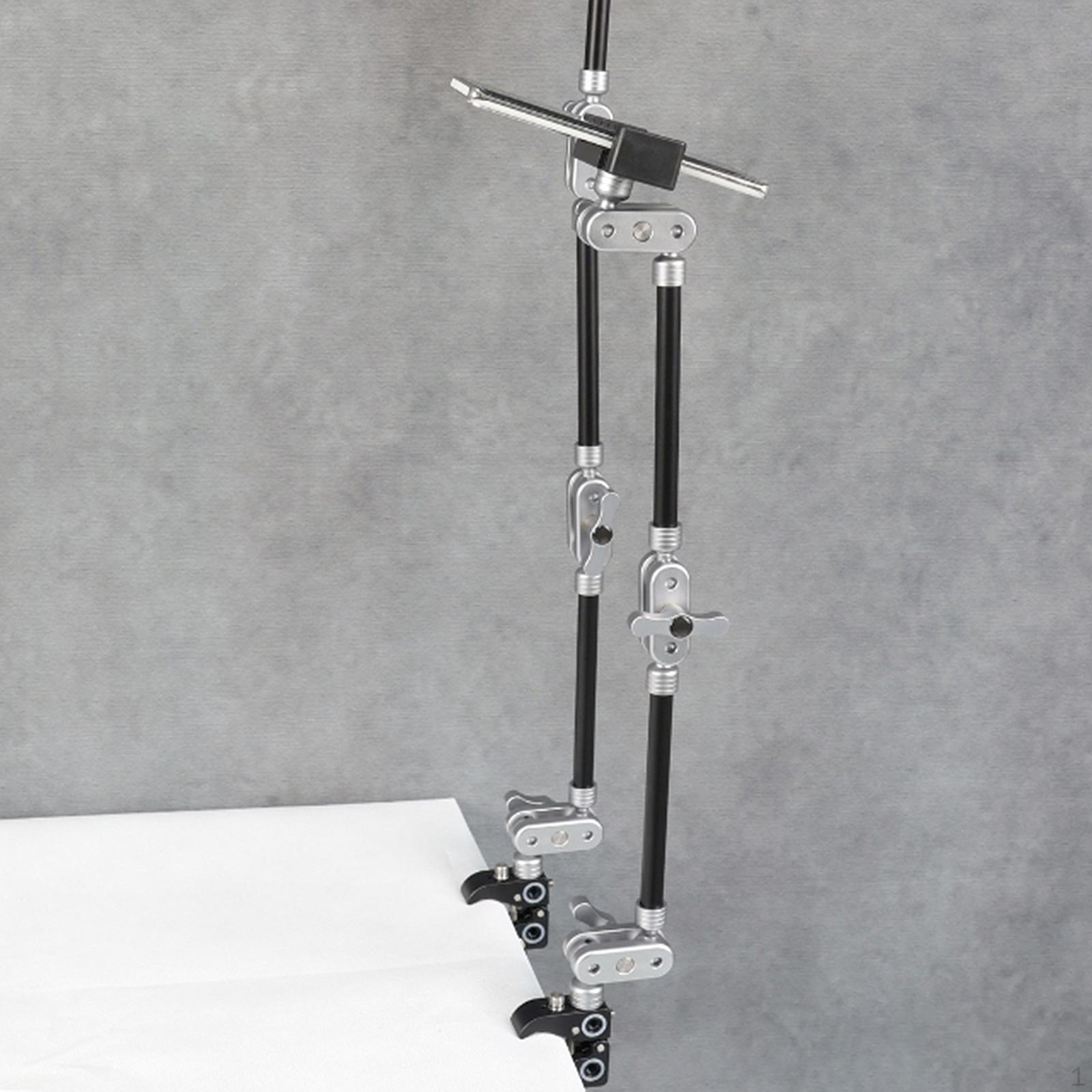 

Arm Mount 1/4 Thread Screw Flexible Overhead Camera Phone Mounts Holder for Video Light Length 56cm