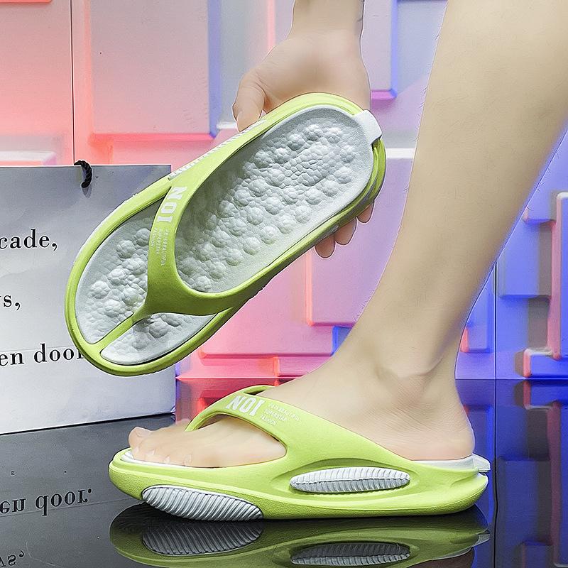 Flip-flops Men's New Summer Outer Wear Thick-soled Non-slip Deodorant Sandals Comfortable and Versatile Personalized Indoor Cool Slippers