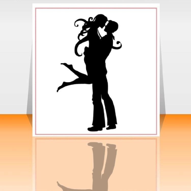 Couple Hug Metal Cutting Dies Embossing Template Stencil Scrapbooking for Card