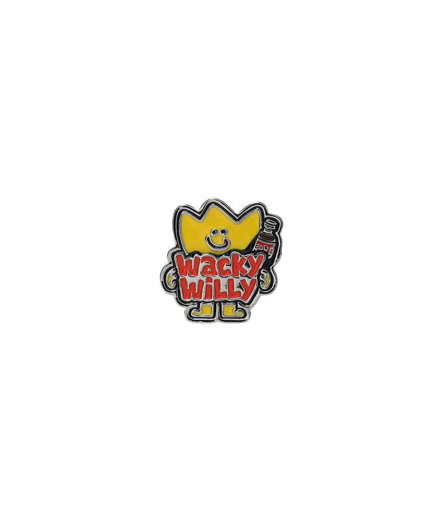 Wacky Willy Metal Badge Set (4 Set)