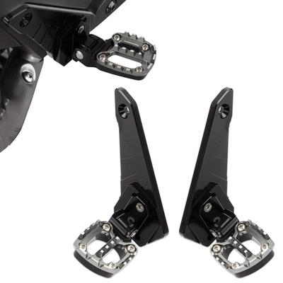 Motorrad-Trittfußrasten, universelle Fußrasten, Fußstütze, vordere Trittleiste, kompatible Modelle, Honda 750 2021 2022 2023 2024, PSLER® X-ADV (Schwarz + Titan)
