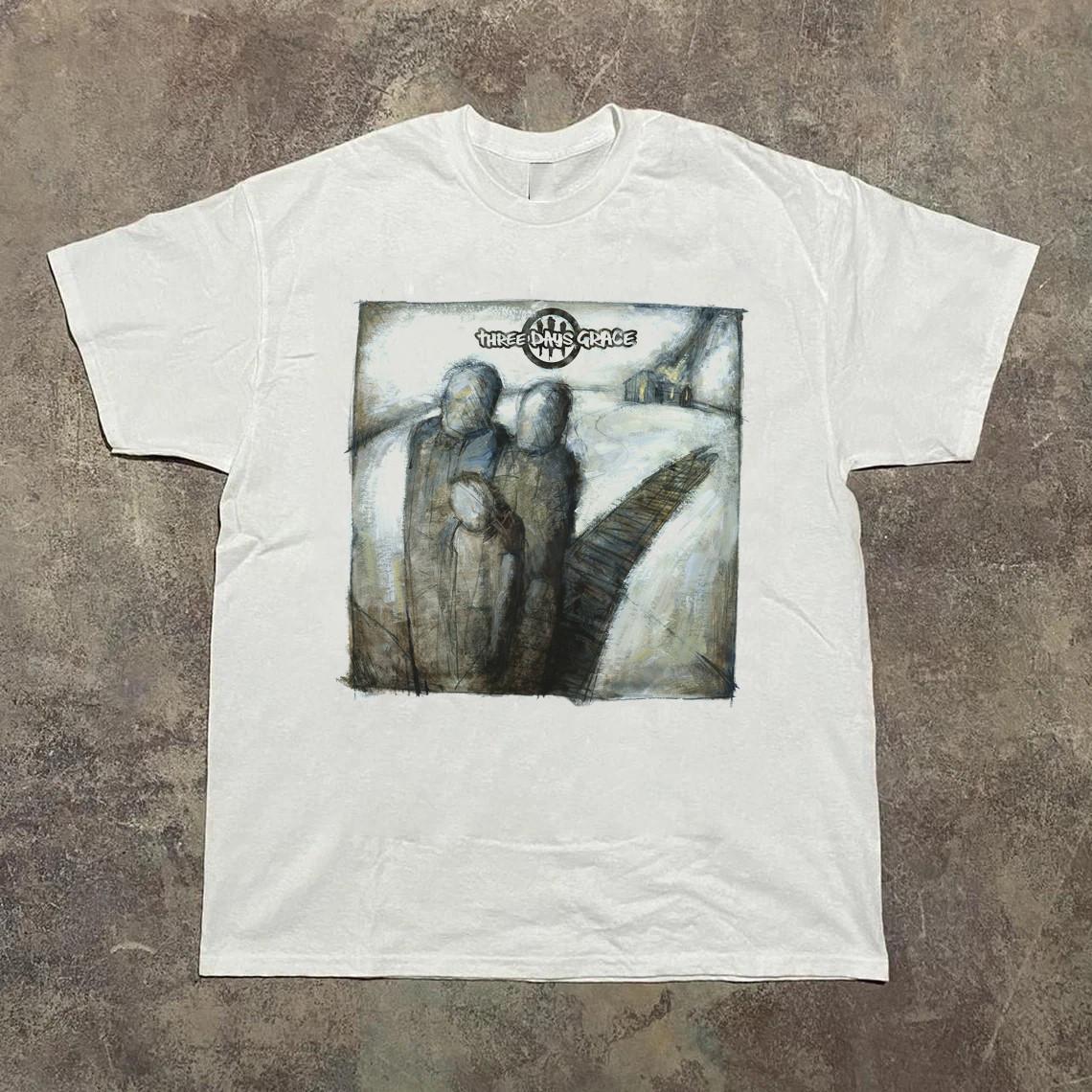 Album by Three Days Grace White Cotton Shirt Full size S-5XL L111 S