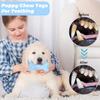 3 Pack Puppy Chew Toys for Teething, Puppy Toys Small Dog Soft Rubber Cleaning Teeth Outdoor Interactive Pet Toy Set Durable Rop